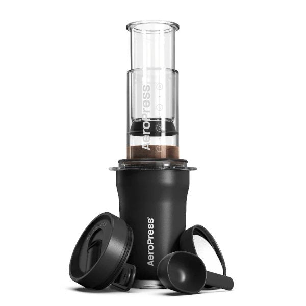 Cafetera AeroPress Go Plus Viaje - Negro - dafrnt.com