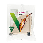 Filtro de papel café marrón. 100 uds · Hario V60 - 02 Misarashi - dafrnt.com