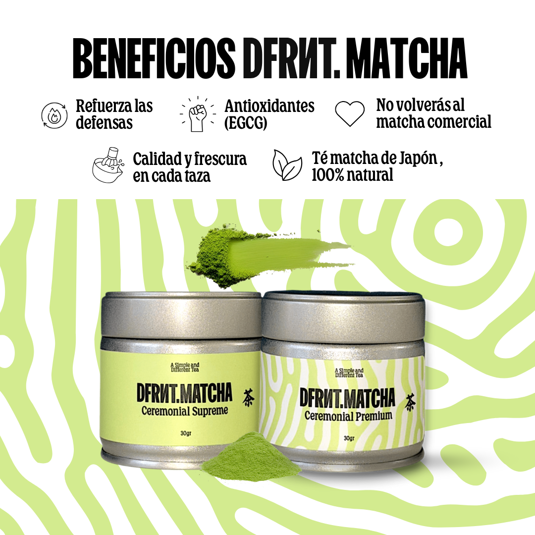 Pack Ceremonial DFRNT. Matcha Ceremonial + Matcha Ceremonial Premium - DFRNT.