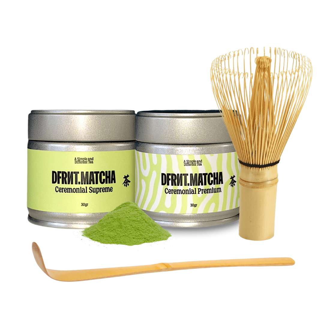 Pack Ceremonial DFRNT. Matcha Ceremonial + Matcha Ceremonial Premium - DFRNT.