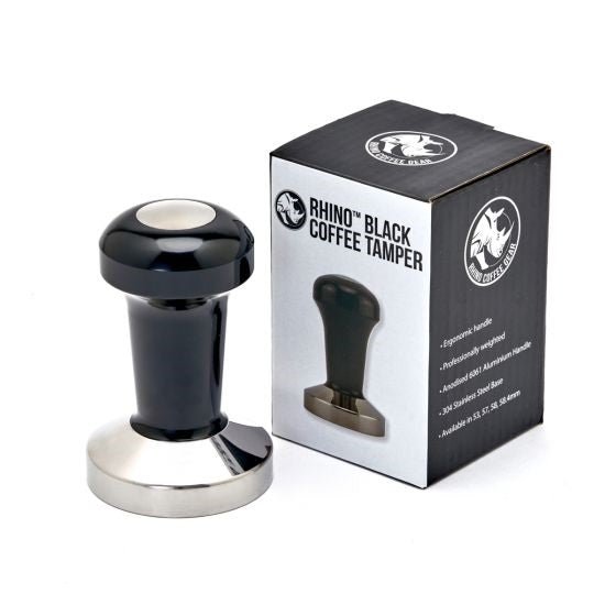 Tamper Pro Negro 58mm Negro - Rhino Coffee Gear - DFRNT.